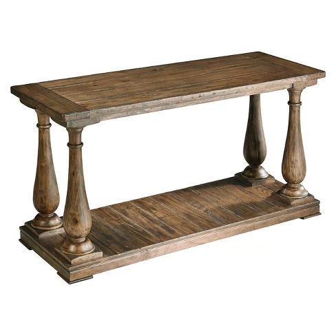Densbury Wood Rectangular Sofa Table Natural Pine - Magnussen Home