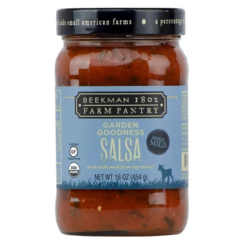 Beekman 1802 Farm Pantry Mild Garden Goodness Salsa 16 oz