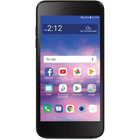 Simple Mobile Prepaid LG Rebel 4 LTE (16GB) - Black