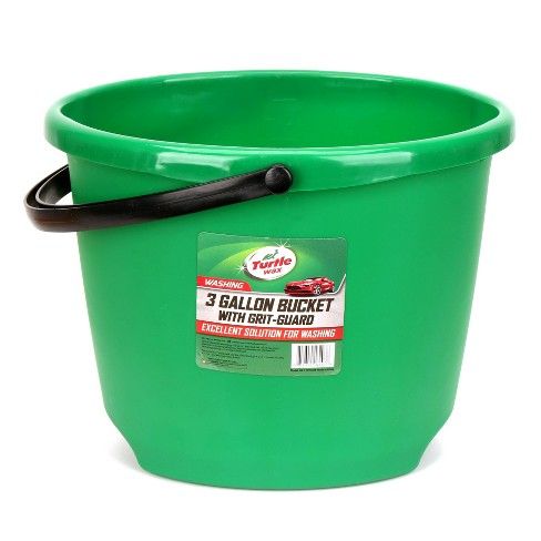 12L 12"x14" Bucket with Grit Guard Green - Turtle Wax