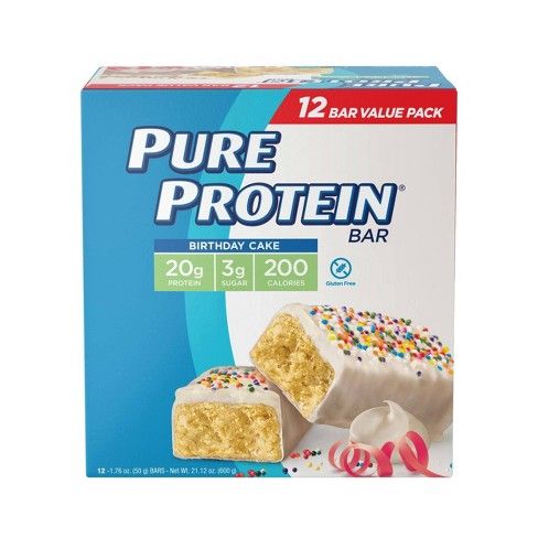 Pure Protein Bars - Birthday Cake - 12ct