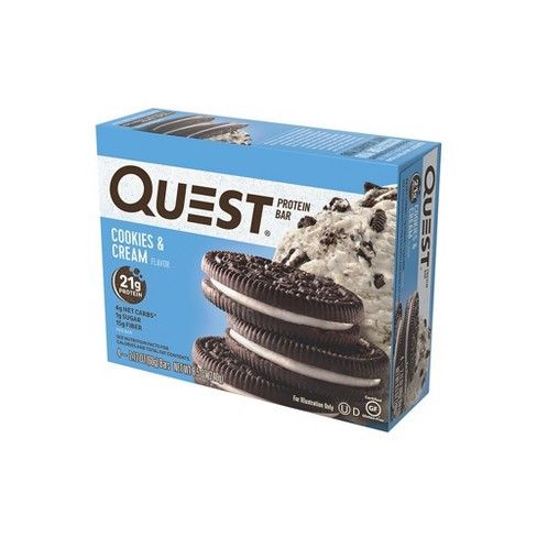 Quest Protein Bar - Cookies & Cream - 4ct