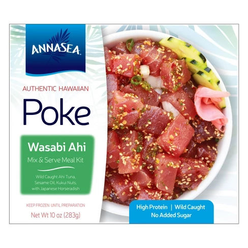 AnnaSea Hawaiian Style Wasabi Ahi Poke Bowl - 10oz