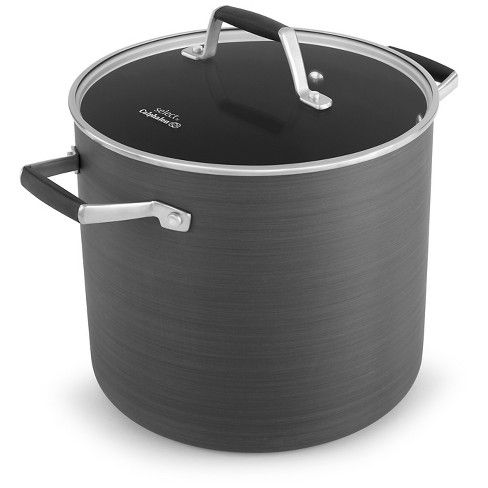 Select by Calphalon™ 8 Quart Hard-Anodized Non-stick Stock Pot with Cover