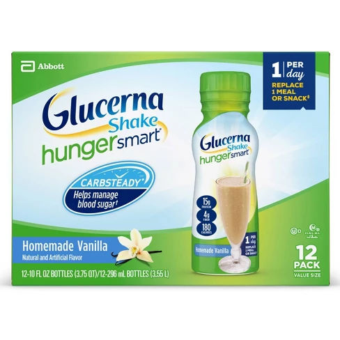 Glucerna HungerSmart tion Shake - Vanilla - 8 fl oz/12ct