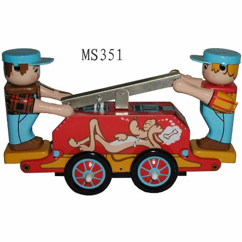 Vintage Style 5.5" Tin Railway Cart