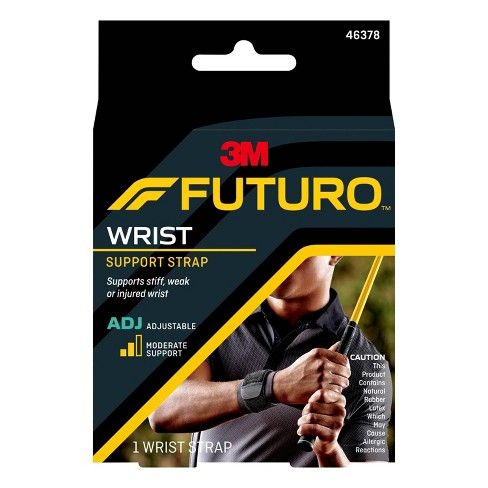 Futuro Adjustable Wrist Support Strap - Moderate Support - Black