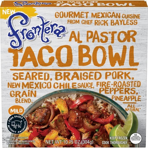 Frontera Pork Al Pastor Taco Frozen Bowl - 10.75oz
