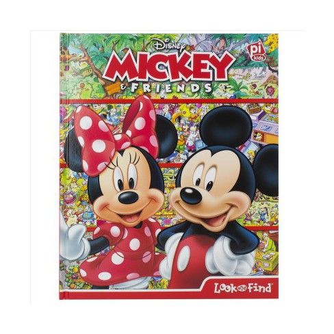 Disney Mickey & Friends : Look and Find - (Look and Find) by Edited (Hardcover)