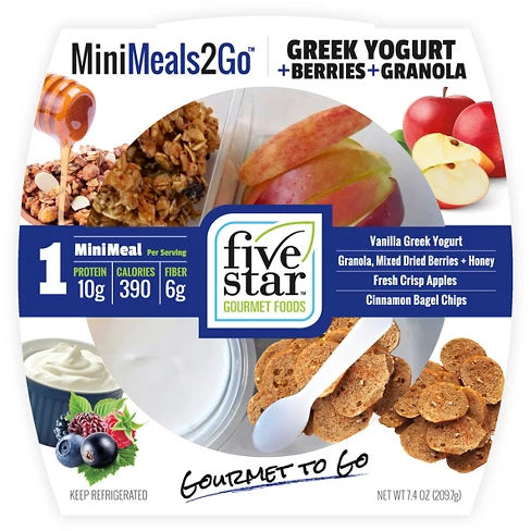 Minimeals2Go Greek Yogurt & Berries & Granola Sandwich Snacks - 7.4oz