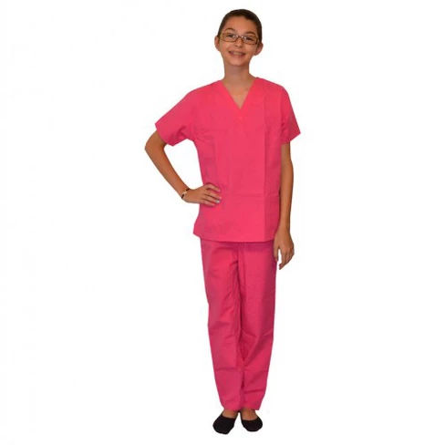 My Little Doc Pretend Play Doctor Scrubs Childs Size 5 - 6 Pink