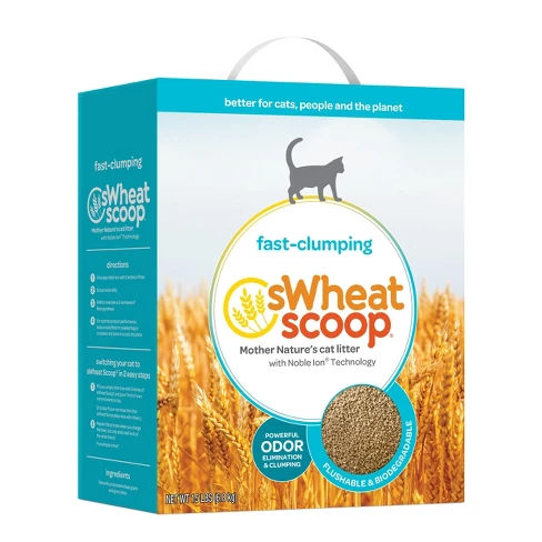sWheat Scoop Clumping Natural Cat Litter - 15lbs