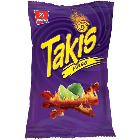 Barcel Takis Fuego Hot Chili Pepper & Lime Corn Snacks - 9.9oz