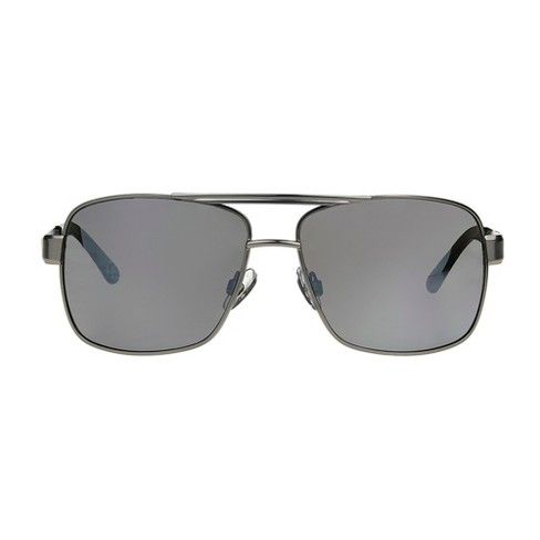 Foster Grant Men's Aviator Sunglasses - Light Silver