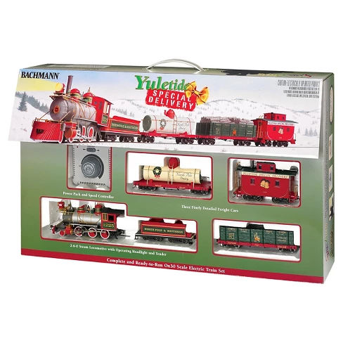 Bachmann Trains Yuletide Special Delivery - On30 Scale Ready To Run Electric Train Set