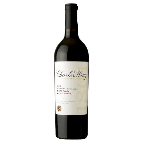 Charles Krug Cabernet Sauvignon Red Wine - 750ml Bottle