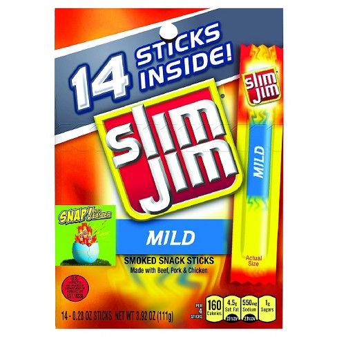 Slim Jim® Mild Smoked Snack Sticks 3.92 oz