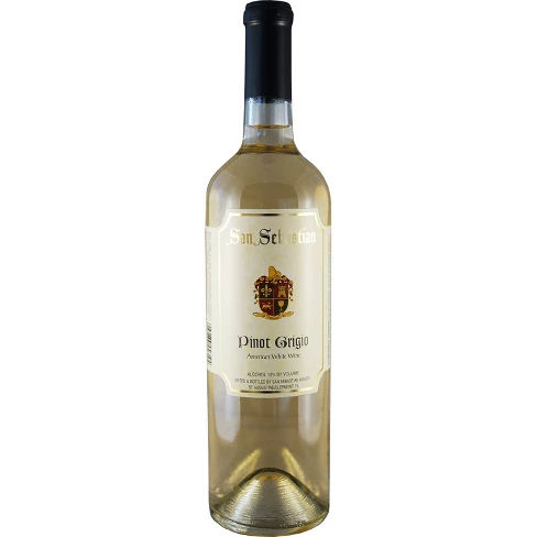 San Sebastian Pinot Grigio White Wine - 750ml Bottle