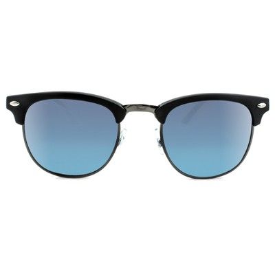 clubmaster sunglasses blue lens