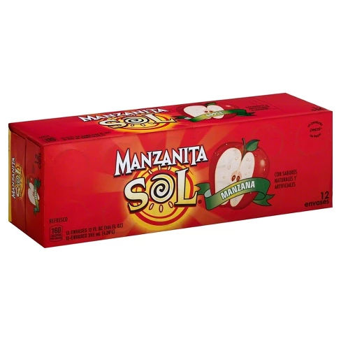 Manzanita Sol Apple Soda - 12pk/12 fl oz Cans