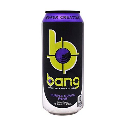 BANG Purple Guava Pear Energy Drink - 16 fl oz Can