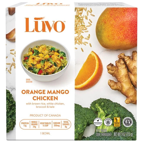 Luvo Frozen Orange Mango Chicken - 9oz