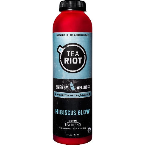 Tea Riot Hibiscus Glow Organic Tea Blend - 12 fl oz