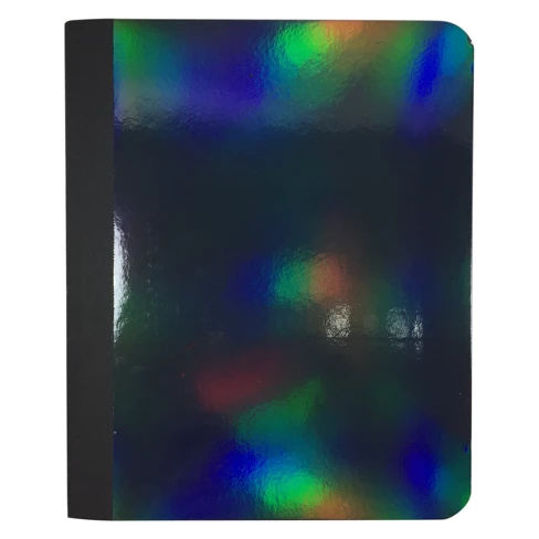 Composition Notebook College Ruled Black Iridescent - Pallex