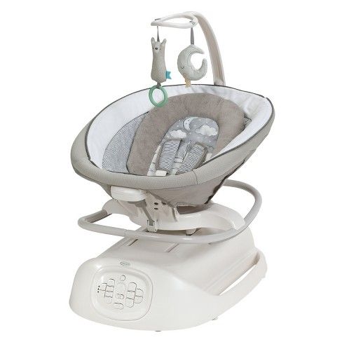 Graco Sense2Soothe Baby Swing with Cry Detection Technology in Sailor - White