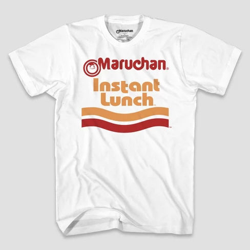 Men's Maruchan Tall Instant Lunch Short Sleeve Graphic T-Shirt White