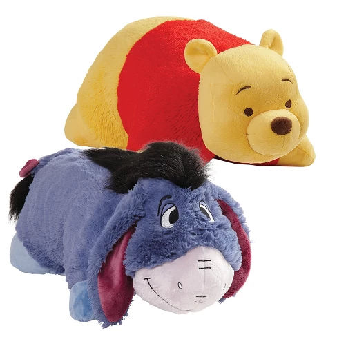 16" Winnie the Pooh Combo Pack Pooh & Eeyore Yellow - Pillow Pets