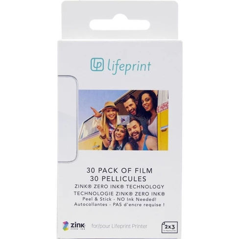 LifePrint Glossy Photo Paper - 2" x 3" 30pk - White (8136926)