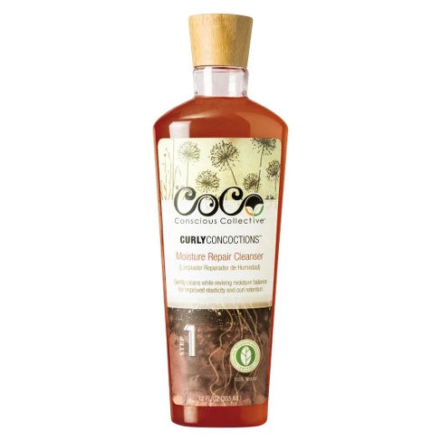 CoCo Conscious Collective Curly Concoctions Moisture Repair Cleanser - 12 fl oz