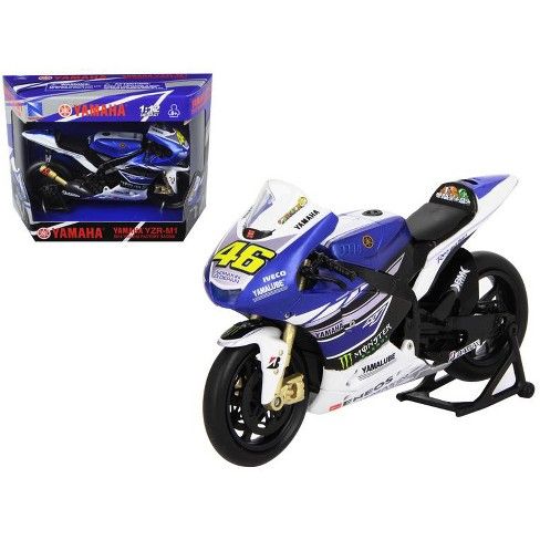 2013 Yamaha YZR-M1 Valentino Rossi "Monster" Moto GP #46 Motorcycle Model 1/12 by New Ray