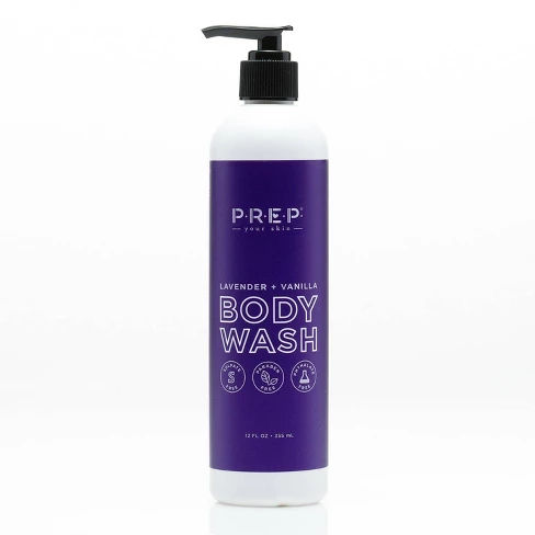 PREP Your Skin Lavender and Vanilla Body Wash - 12 fl oz