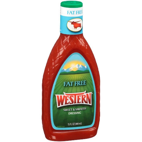 Western  Free Sweet & Smooth Dressing Bottle - 15 fl oz