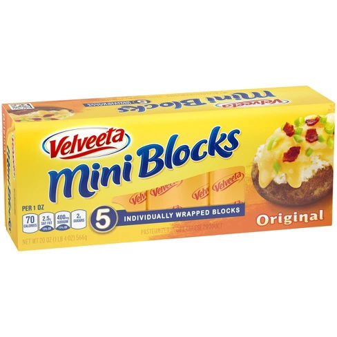 Velveeta Mini Cheese Blocks - 5ct