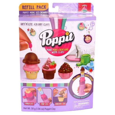 Poppit Refill Pack - Mini Ice Cream