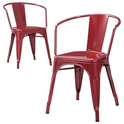 carlisle metal dining chair
