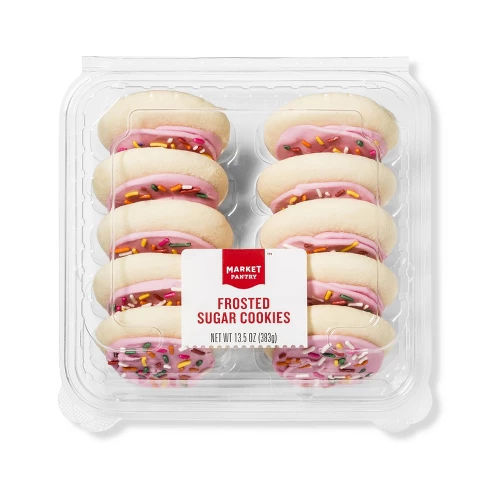 Sugar Cookies With Pink Icing 10ct Market Pantry Buy Online