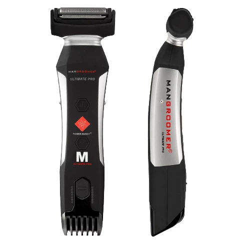 MANGROOMER Ultimate Pro Wet & Dry Men's Rechargeable Electric Body Groomer and Trimmer