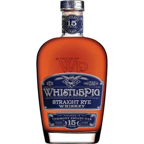 WhistlePig 15 year old Rye Whiskey - 750ml Bottle