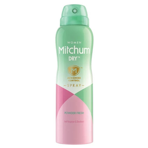 Mitchum Women's Dry Advanced Control Antiperspirant & Deodorant Spray Powder Fresh - 4.0oz