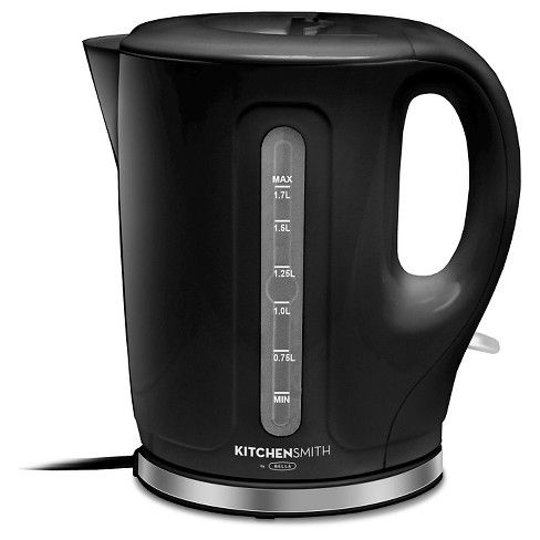 at Home Electric Tea Kettle, Black