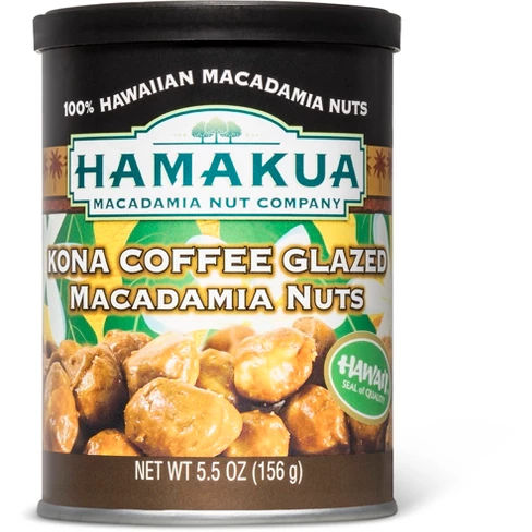 Hamakua Kona Coffee Glazed Macadamia Nuts - 5.5oz