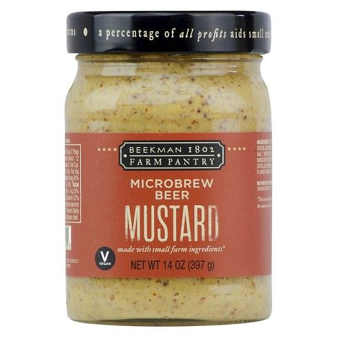 Beekman 1802 Farm Pantry Microbrew  Mustard - 14oz