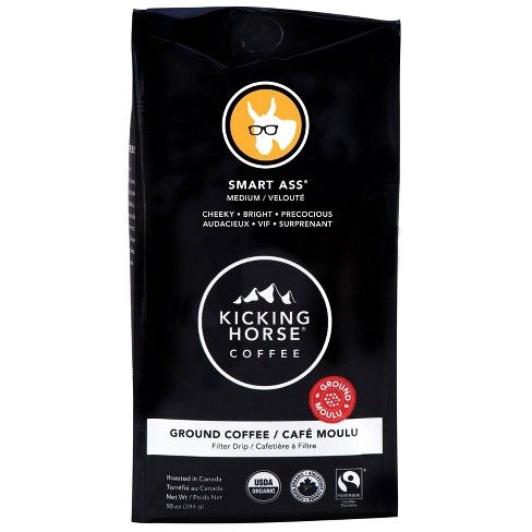 Kicking Horse® Smart *** Medium Roast Fair Trade Certified  Ground Coffee - 10oz