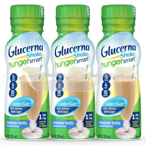 Glucerna Hunger Smart tion Shake Homemade Vanilla Ready-to-Drink 6pk -10fl oz