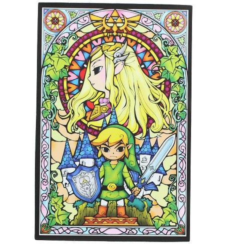 The Legend of Zelda Stained Glass Magnet