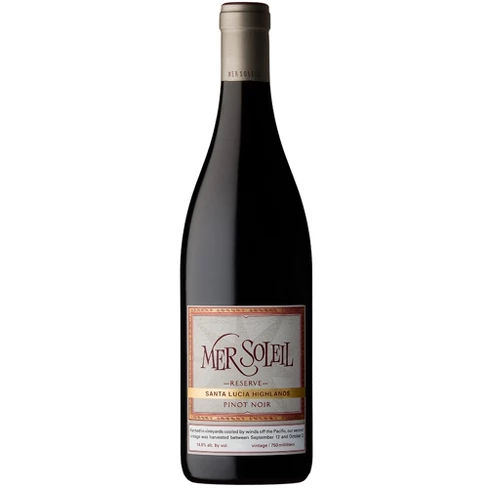 Mer Soleil Reserve Pinot Noir Red Wine - 750ml Bottle